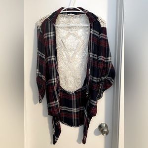 Cardigan avec dos en dentelle